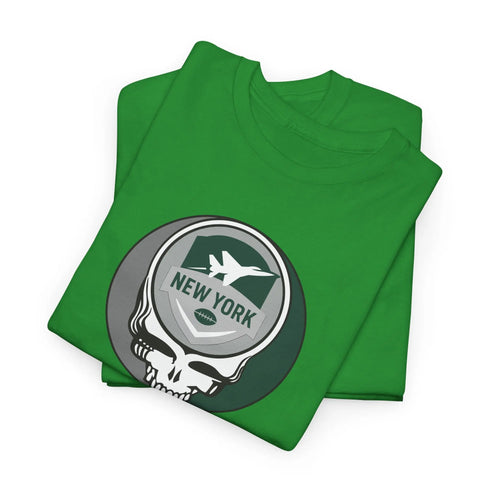 Grateful Dead - New York Jets Stealie Unisex T-Shirt - NFL - StealieShop